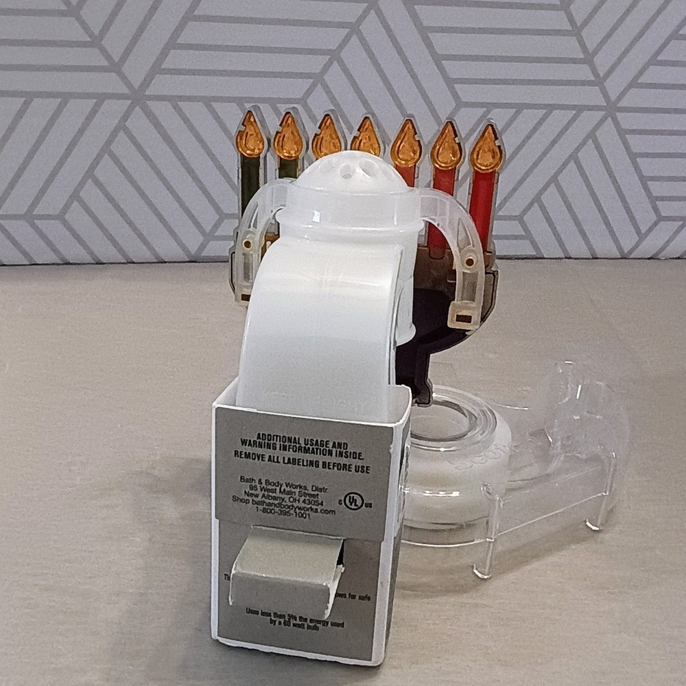 Bath & Body Works Kwanzaa Kinara Nightlight Light Up Wallflowers Fragrance Plug - Picture 3 of 4